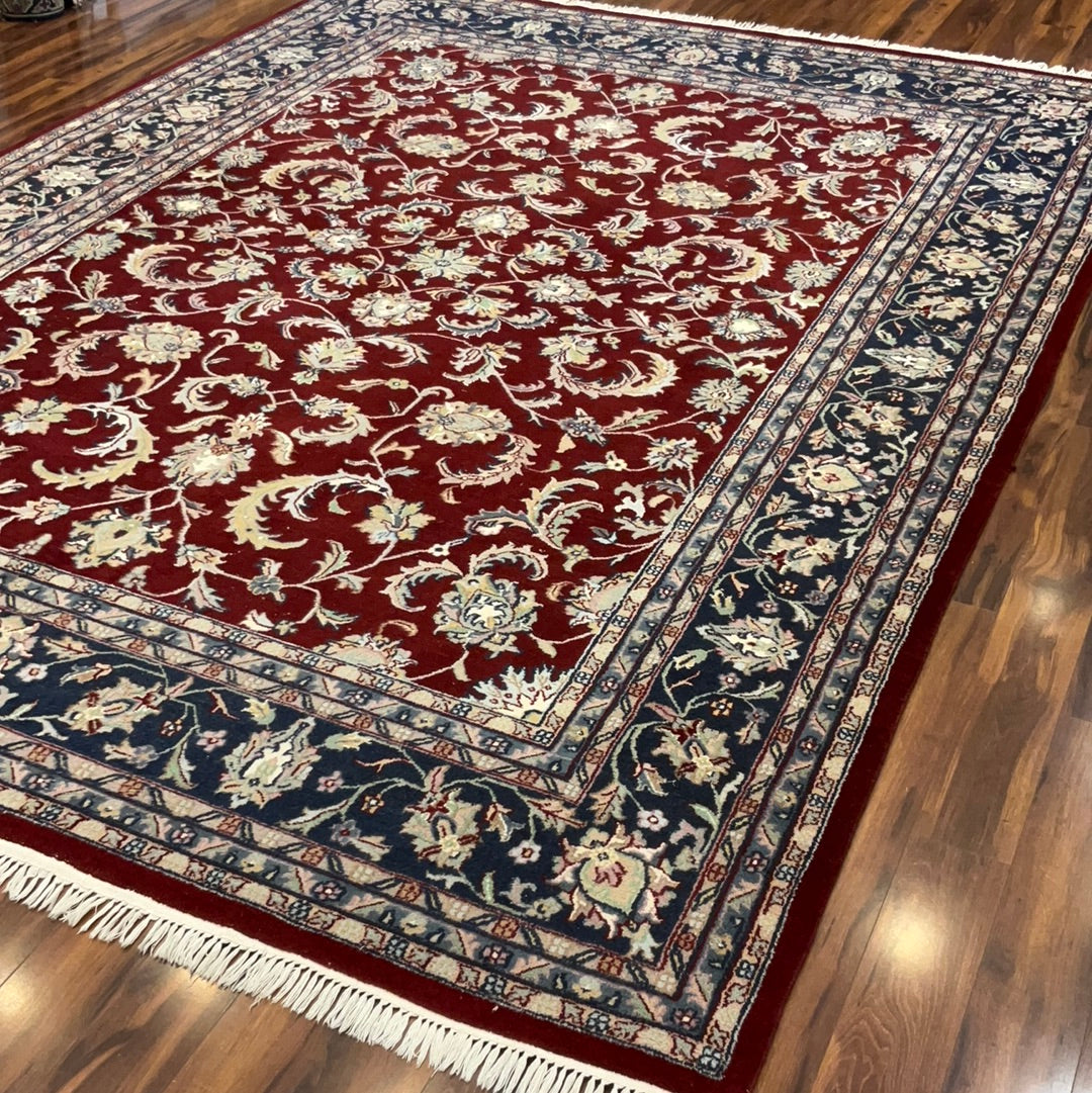 Kaoud Rugs 9'X12'3" Rectangle RED KESHAN Area Rug