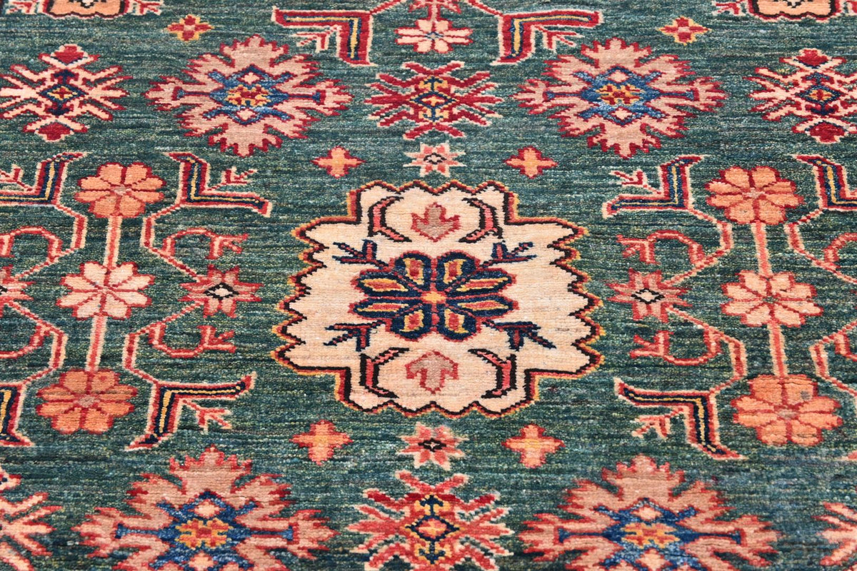 Kaoud Rugs Hand Knotted LIGHT GREEN WOOL Area Rug