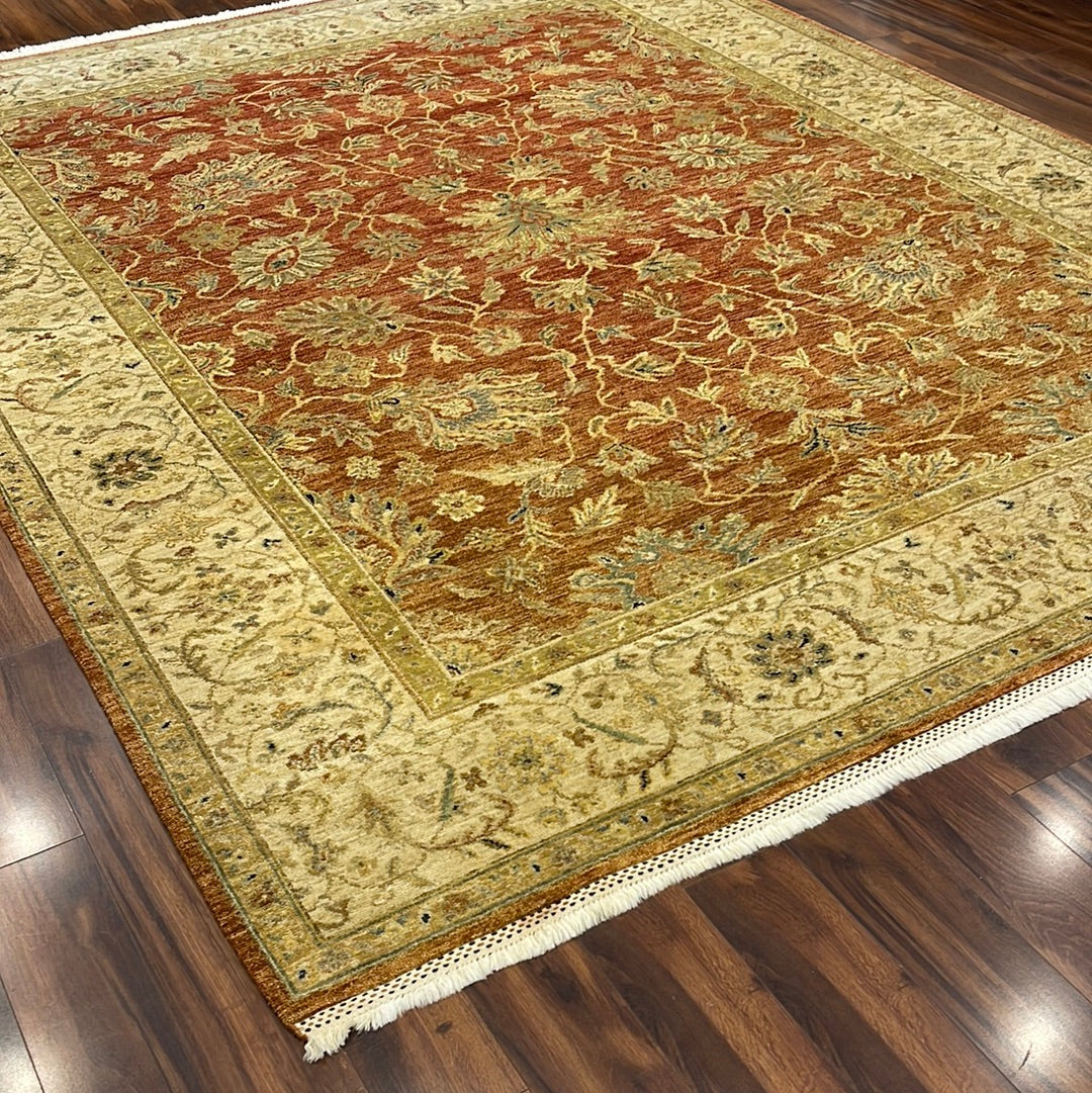 Kaoud Rugs HAND KNOTTED RUST WOOL ANT. MAHAL