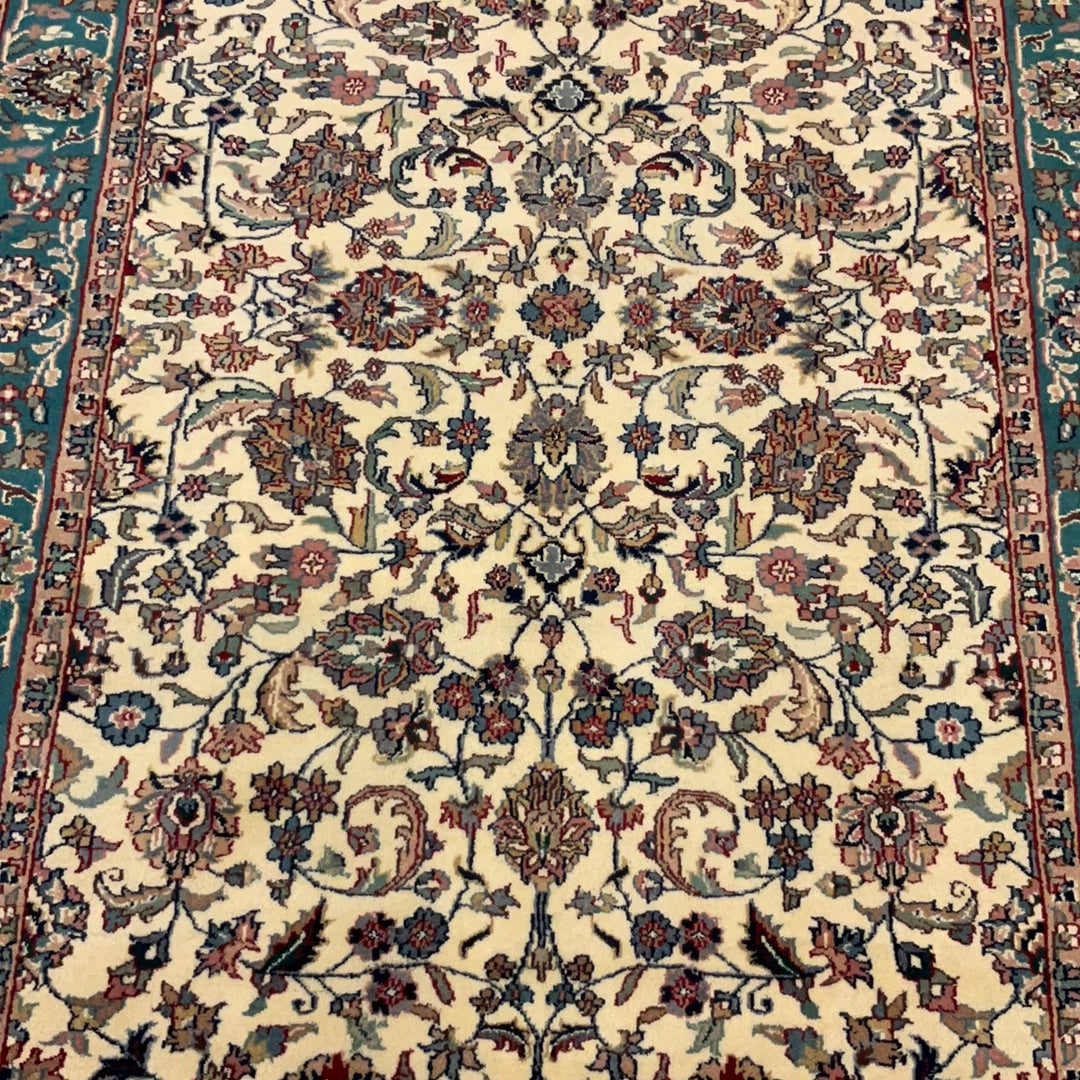 Kaoud Rugs Hand Knotted IVORY WOOL HERATI