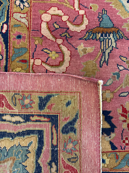 Kaoud Rugs 8.11X11.8 Rectangle PINK SPARTA Area Rug