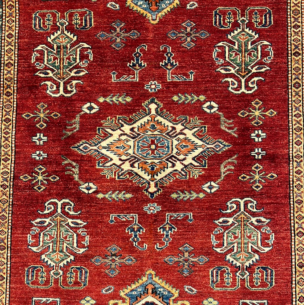 Kaoud Rugs Hand Knotted RED WOOL ANT. KAZAK