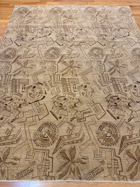 Kaoud Rugs 7.10X10.1 Rectangle BEIGE CONTEMP Area Rug