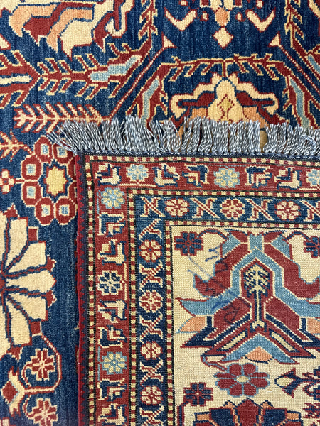 Kaoud Rugs 9.5X12 Rectangle BLUE KAZAK Area Rug