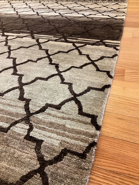 Kaoud Rugs 9X12 Rectangle IVORY CONTEMP Area Rug