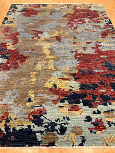 Kaoud Rugs 10x14 Rectangle MULTI CONTEMP Area Rug