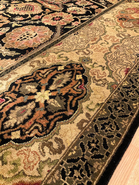 Kaoud Rugs 10.1X14.4 Rectangle BLACK ANT. SULTANABAD Area Rug