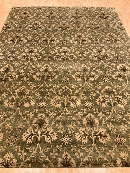 Kaoud Rugs 10X13.10 Rectangle GREEN CONTEMP Area Rug