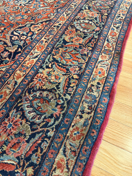 Kaoud Rugs 9.1X12.7 Rectangle RUST KAZVIN Area Rug
