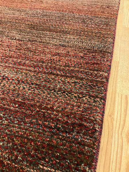 Kaoud Rugs 10X13.8 Rectangle RUST GABBEH Area Rug
