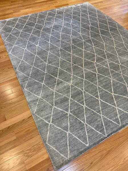 Kaoud Rugs 8X10 Rectangle GREY CONTEMP Area Rug