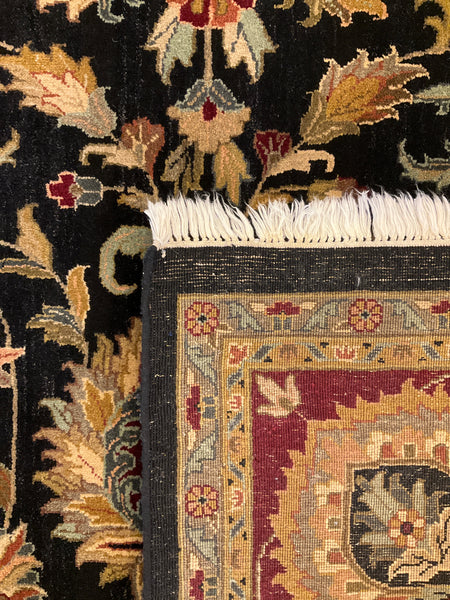 Kaoud Rugs 8.10X12.2 Rectangle BLACK ANT. MAHAL Area Rug