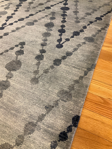 Kaoud Rugs 9X11.11 Rectangle LIGHT BLUE CONTEMP Area Rug