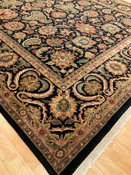 Kaoud Rugs 9.11X14.1 Rectangle BLACK ANT. SULTANABAD Area Rug