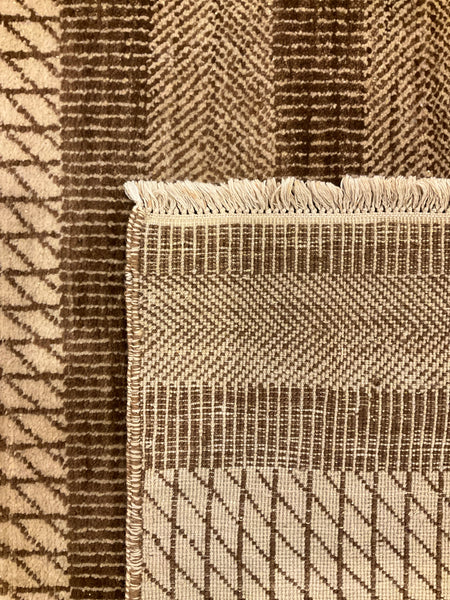 Kaoud Rugs 10.1X14.0 Rectangle BROWN GABBEH Area Rug