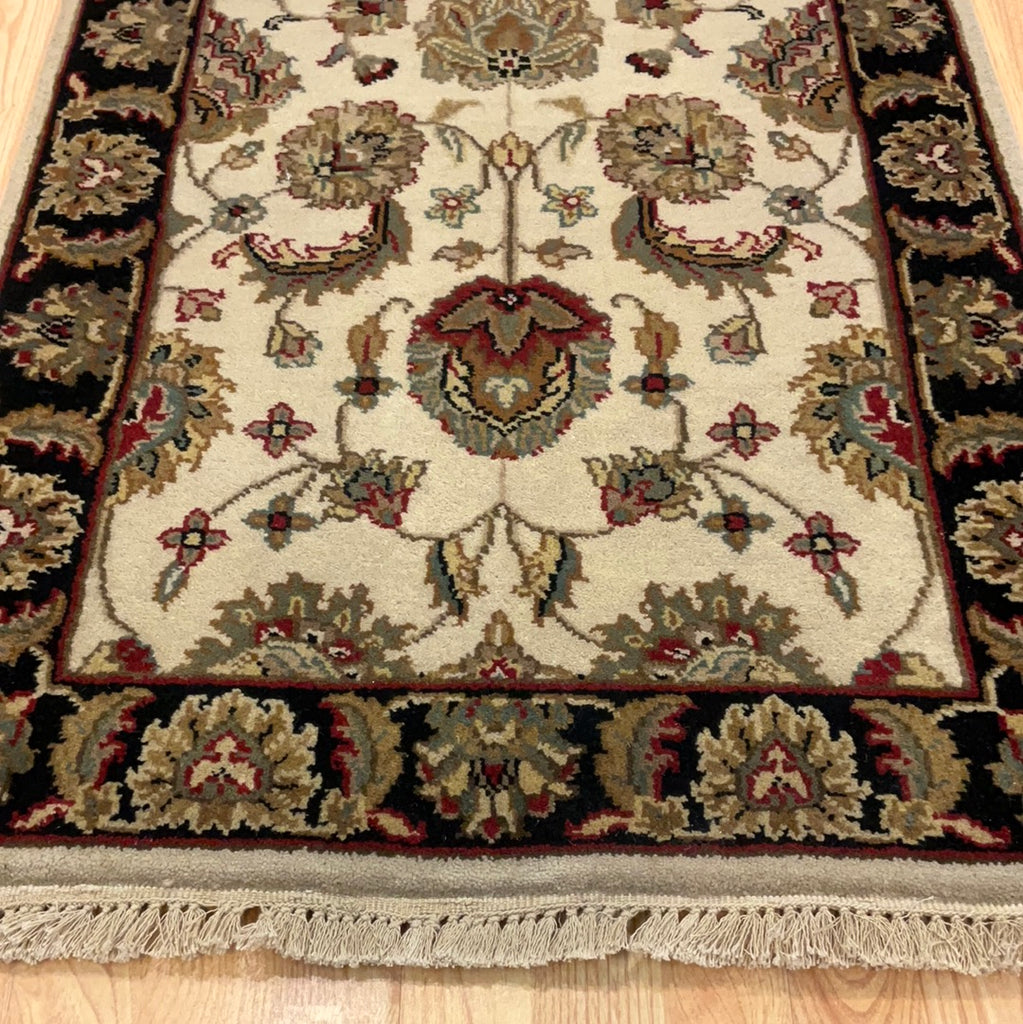 Ant Rug Kaoud Rugs Hand Knotted IVORY WOOL ANT. MAHAL