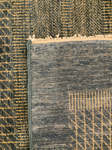 KAOUD RUGS 9.10X13.11 RECTANGLE LIGHT BLUE GABBEH AREA RUG