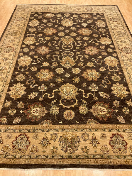 Kaoud Rugs 10X14.6 Rectangle BROWN ANT. VERAMINE Area Rug