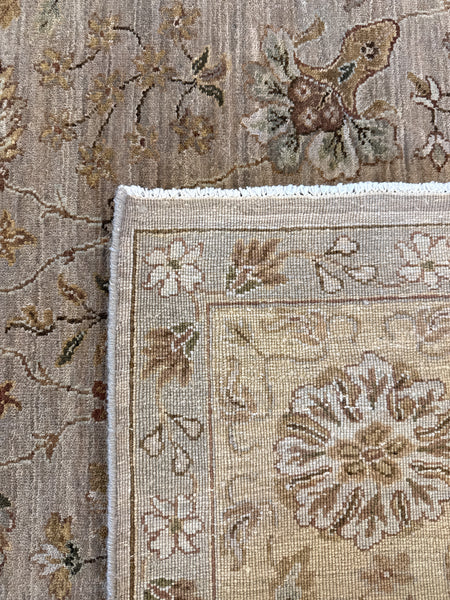 Kaoud Rugs 8.1X9.9 Rectangle GREY ANT. MAHAL Area Rug