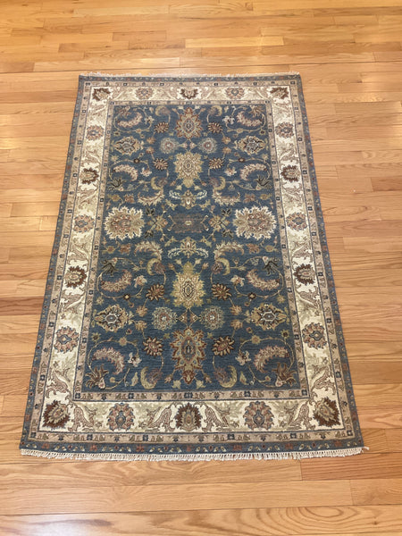Kaoud Rugs 4.1X6.4 Rectangle Navy MAHAL Area Rug