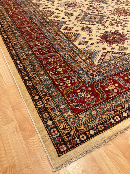 Kaoud Rugs 10X13.8 Rectangle BEIGE ANT. SHIRVAN Area Rug