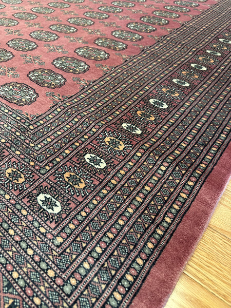 Kaoud Rugs 8X10.1 Rectangle Rose Boukhara Area Rug