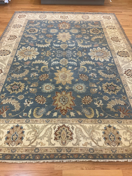 Kaoud Rugs 10.1X13.10 Rectangle Navy MAHAL Area Rug