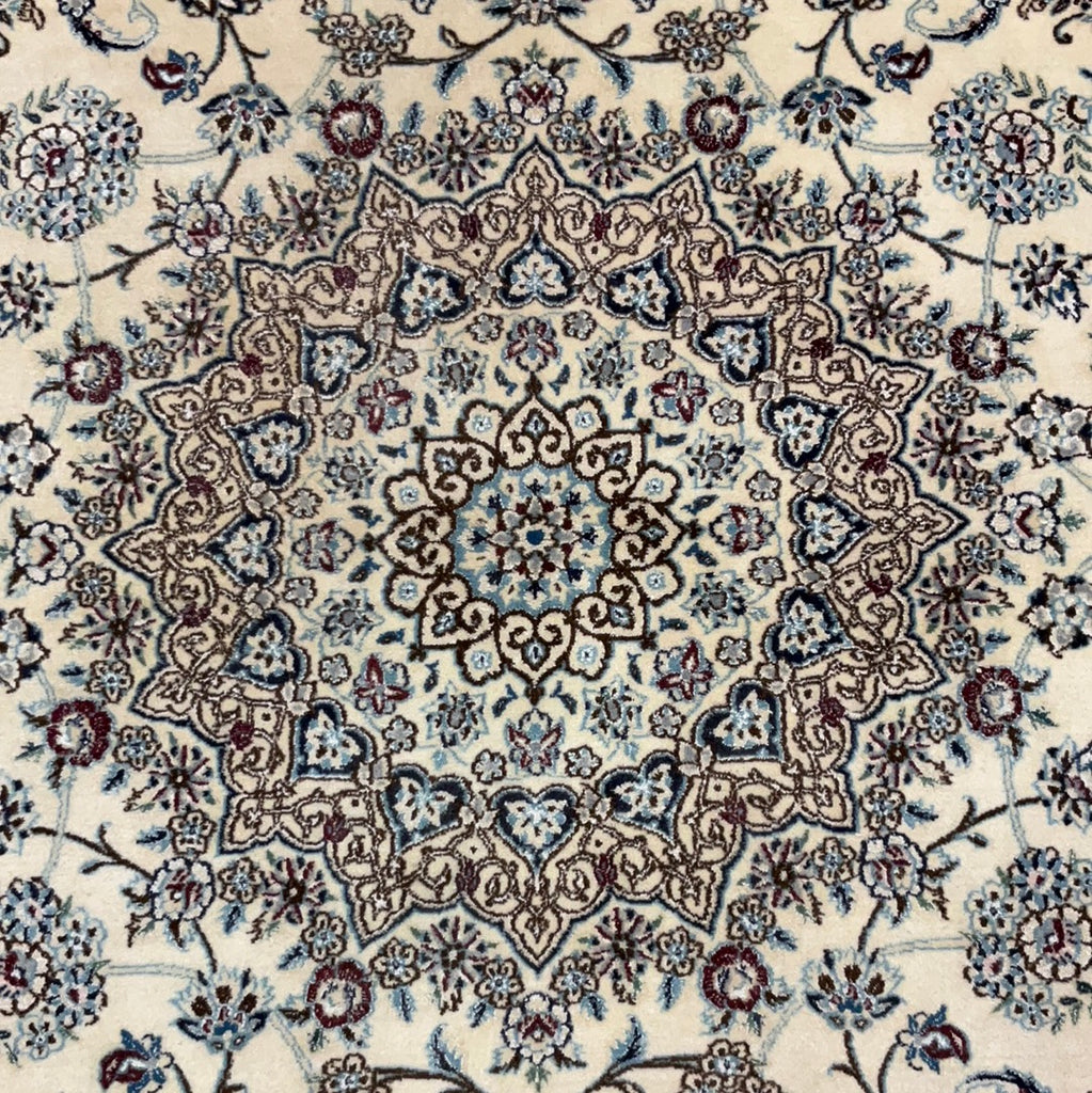 Kaoud Rugs 7.11x11.9 Rectangle Ivory Persian Nain Area Rug