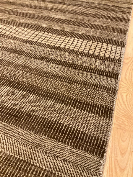 Kaoud Rugs 10.1X14.0 Rectangle BROWN GABBEH Area Rug