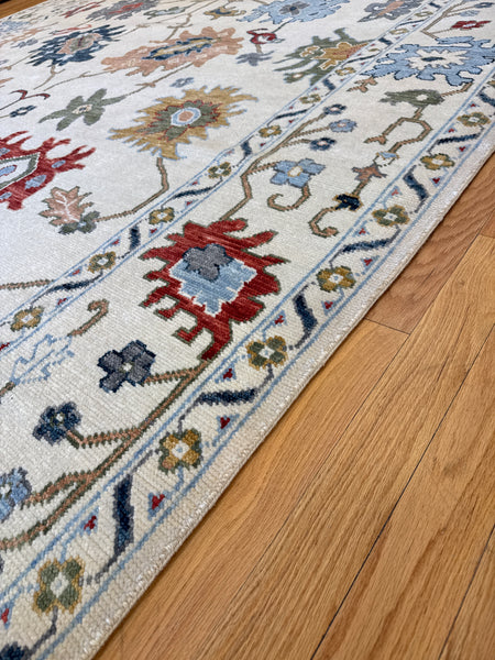 Kaoud Rugs 8.11X12.6 Rectangle Navy MAHAL Area Rug