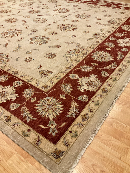 Kaoud Rugs 10.1X15.9 Rectangle BEIGE ANT. VERAMINE Area Rug