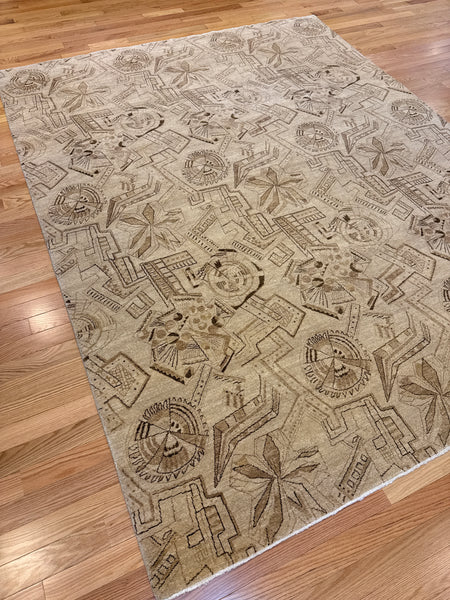 Kaoud Rugs 7.10X10.1 Rectangle BEIGE CONTEMP Area Rug