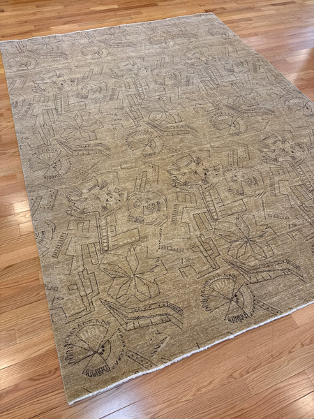 Kaoud Rugs 7.10X10.5 Rectangle BEIGE CONTEMP Area Rug