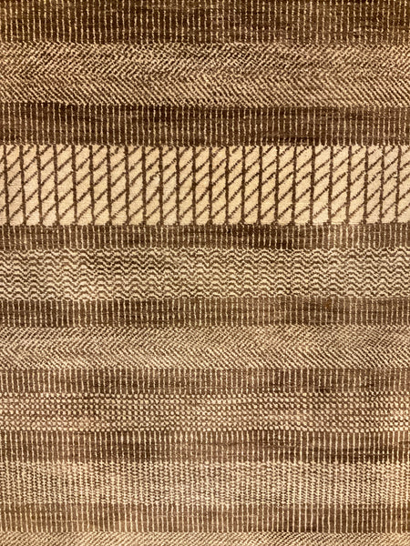 Kaoud Rugs 10.1X14.0 Rectangle BROWN GABBEH Area Rug