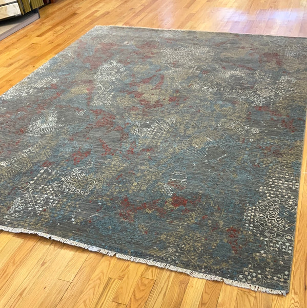 Kaoud Rugs 9.1X12.2 Rectangle Multi Contemp Area Rug