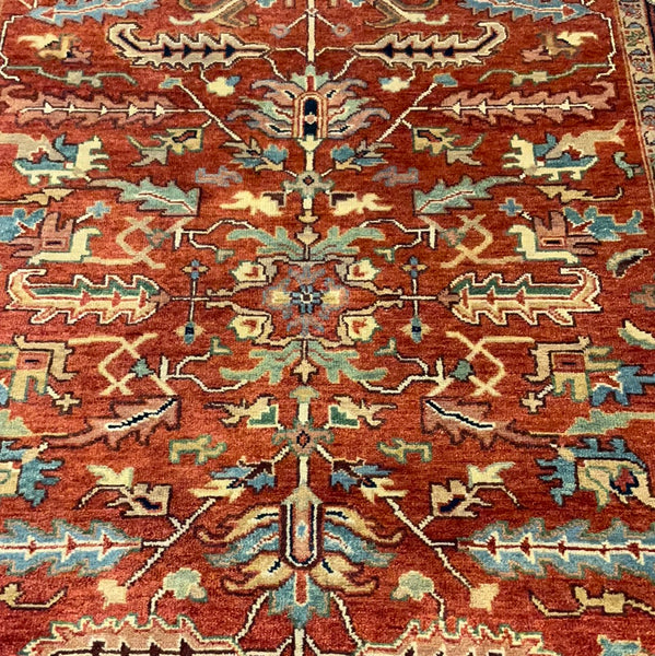 Kaoud Rugs 6X8.10 Rectangle RUST ANT. SERAPI Area Rug