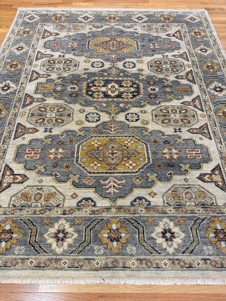 Kaoud Rugs 8.2x10 Rectangle Ivory Ant. Shirvan Area Rug