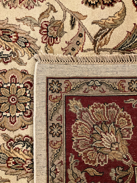 Kaoud Rugs 8.10X11.11 Rectangle BEIGE ANT. MAHAL Area Rug