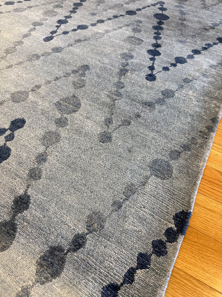 Kaoud Rugs 9X11.11 Rectangle LIGHT BLUE CONTEMP Area Rug