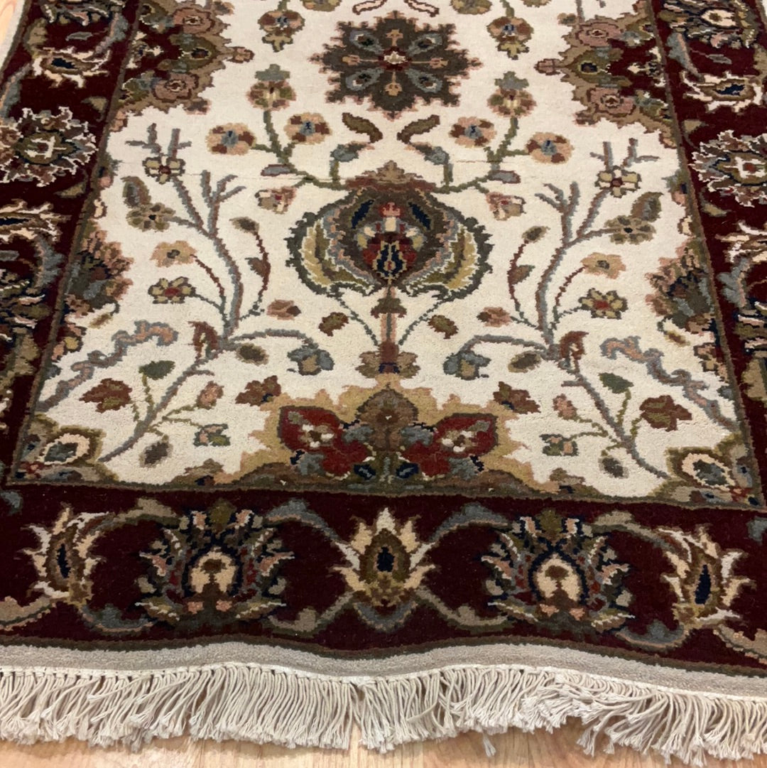 Kaoud Rugs Hand Knotted BEIGE WOOL ANT. MAHAL