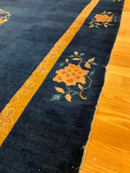 Kaoud Rugs 9.1X11.5 Rectangle NAVY ANT. PEKING Area Rug