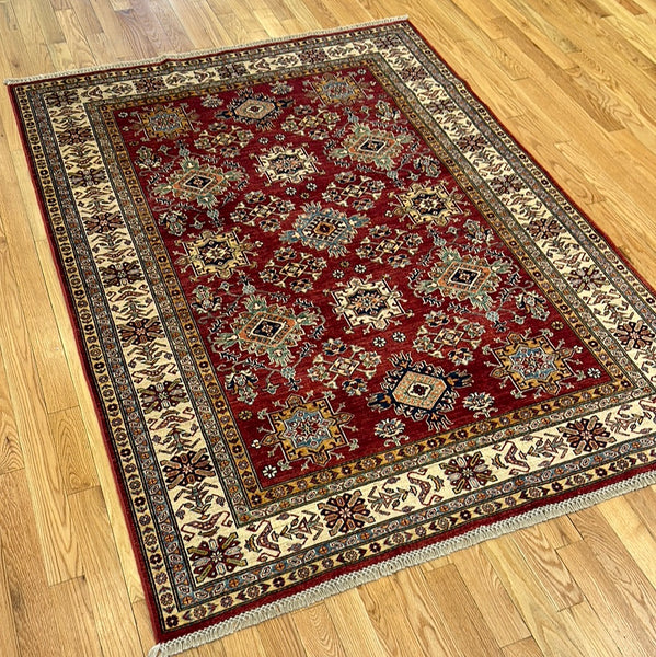 Kaoud Rugs 5.7X8 Rectangle RED ANT. KAZAK Area Rug