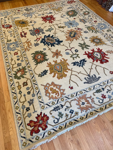 Kaoud Rugs 8.11X12.6 Rectangle Navy MAHAL Area Rug