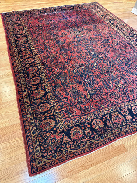 Kaoud Rugs 8.10X11.8 Rectangle ROSE MOHAJRAN SAROUK Area Rug