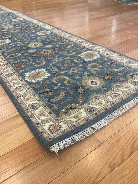 Kaoud Rugs 2.7X11.9 Runner Navy MAHAL Area Rug