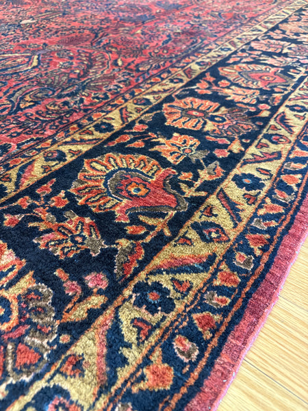 Kaoud Rugs 8.10X11.8 Rectangle ROSE MOHAJRAN SAROUK Area Rug
