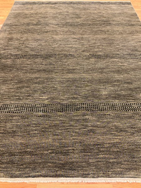 Kaoud Rugs 8.11X12.3 Rectangle BLACK GABBEH Area Rug