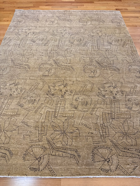 Kaoud Rugs 7.10X10.5 Rectangle BEIGE CONTEMP Area Rug