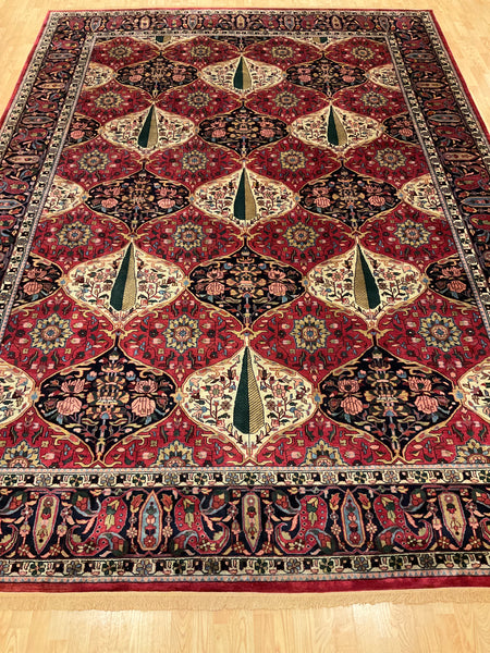 Kaoud Rugs 10.1X14.1 Rectangle RUST BAKTIARI Area Rug