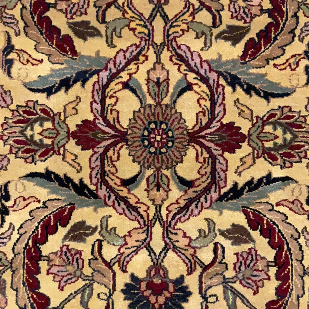 Ant Rug Kaoud Rugs Hand Knotted GOLD WOOL ANT. MAHAL
